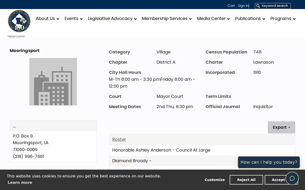 Blanchard court records docket Mayor’s Court municipal source